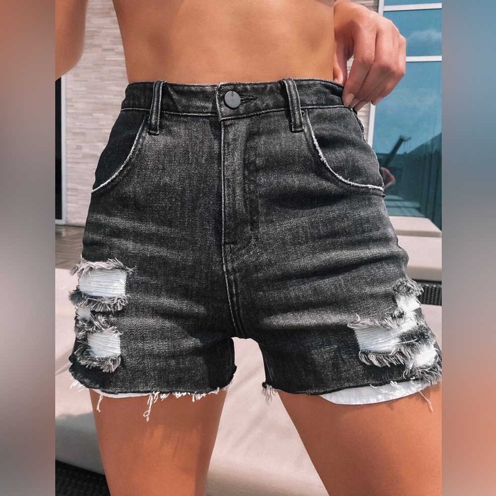 Byegreis Vilma denim shorts